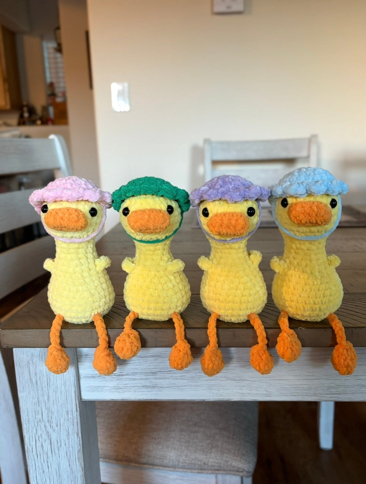 Crochet Duck With Custom Color Hat
