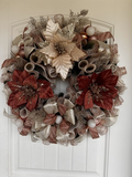 Rose Gold Poinsettias