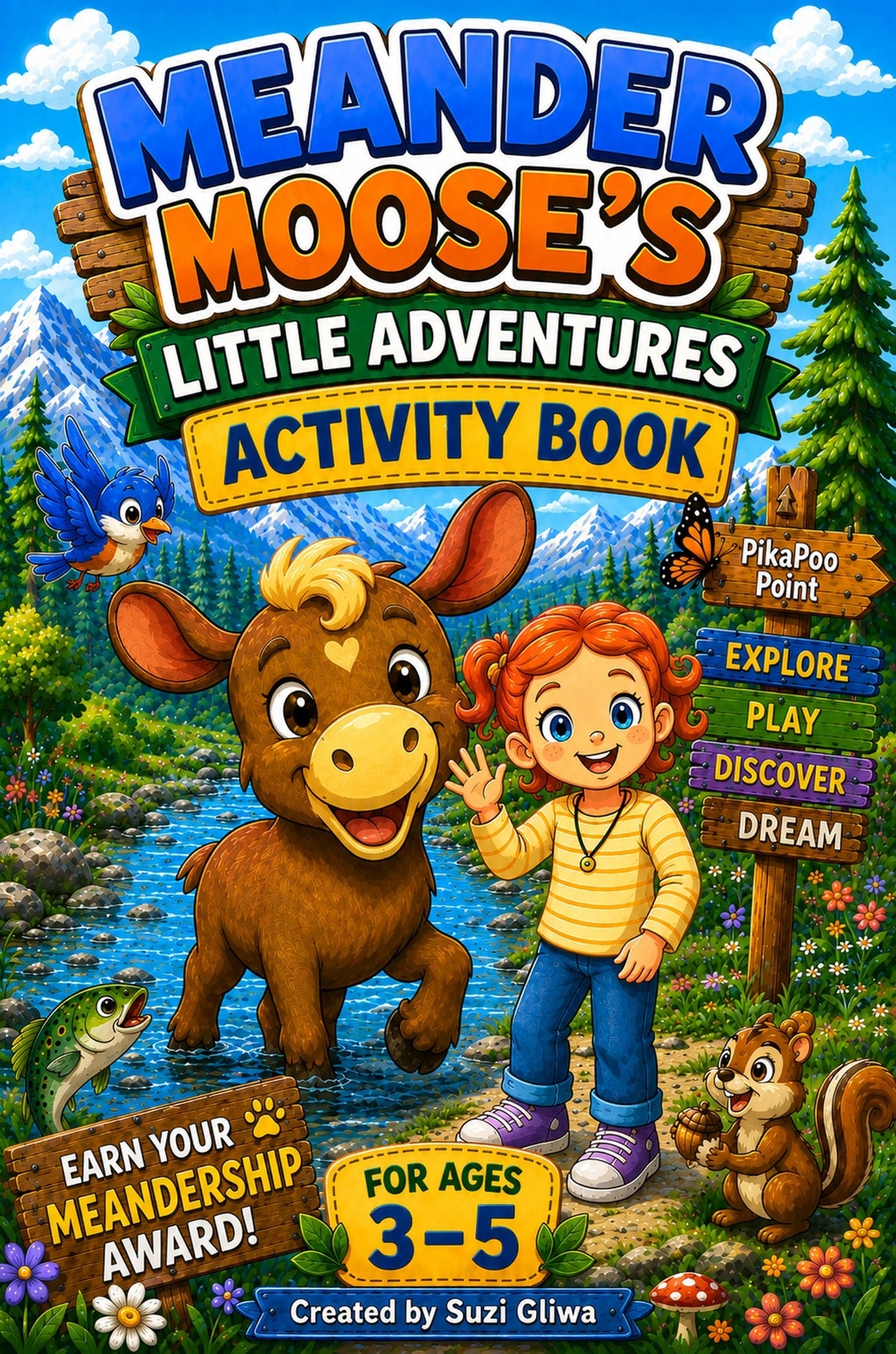 Meander Moose's: Little Adventures Activity Book