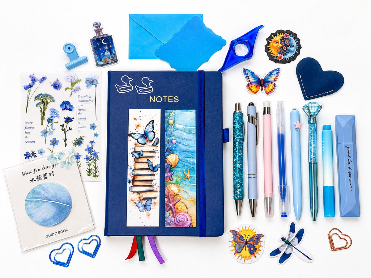 💙 Midnight Butterfly Journaling Bundle