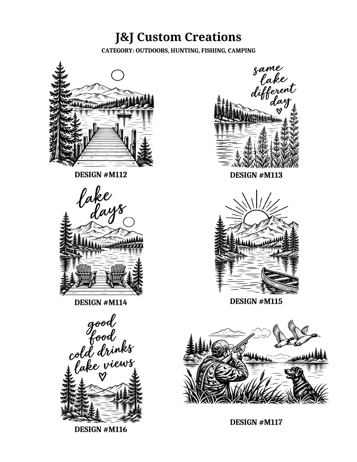 Outdoor  Wildlife, Cutting Boards Laser Engraved Cutting Boards – Choose Your Design