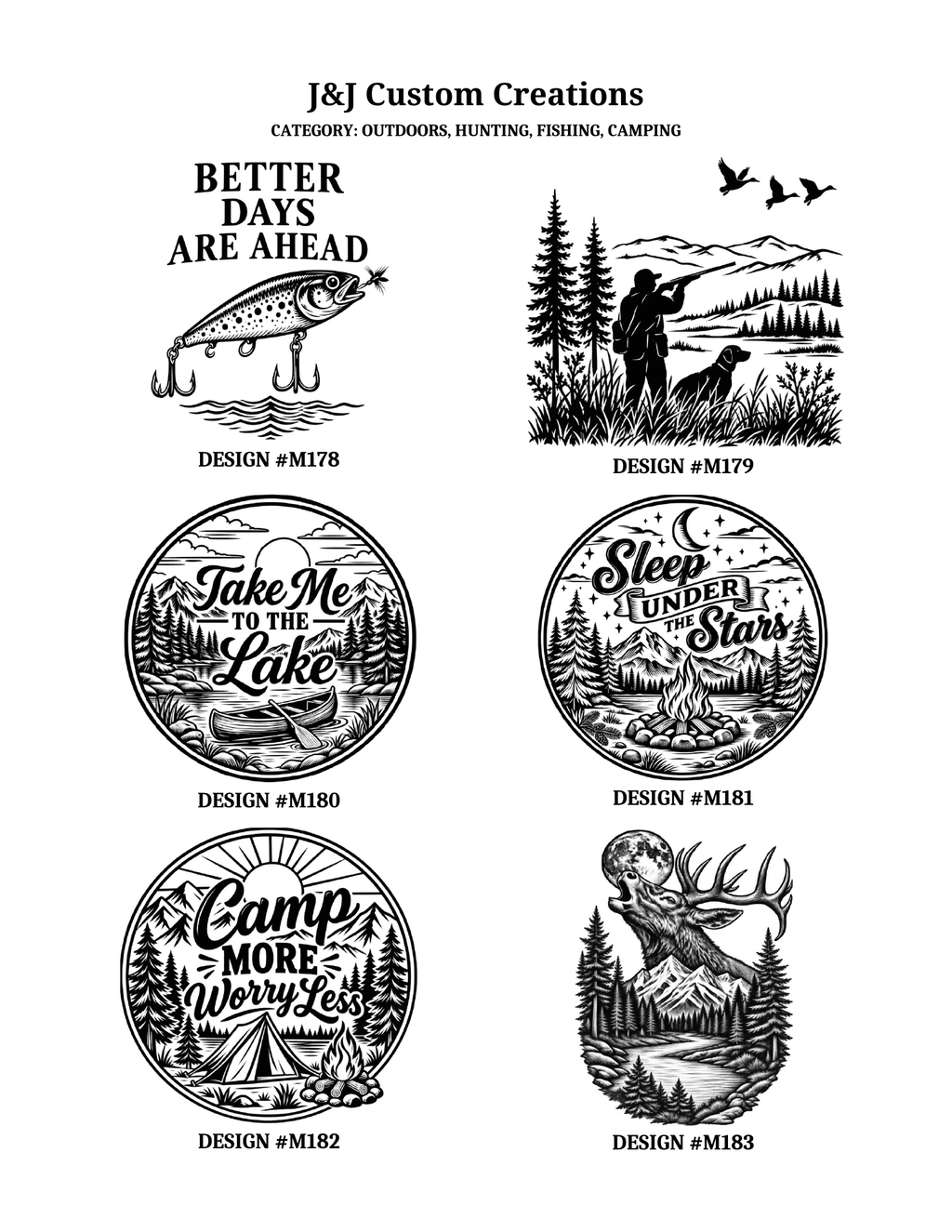 Outdoor  Wildlife, Cutting Boards Laser Engraved Cutting Boards – Choose Your Design