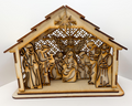 Handcrafted Shadow Box Nativity