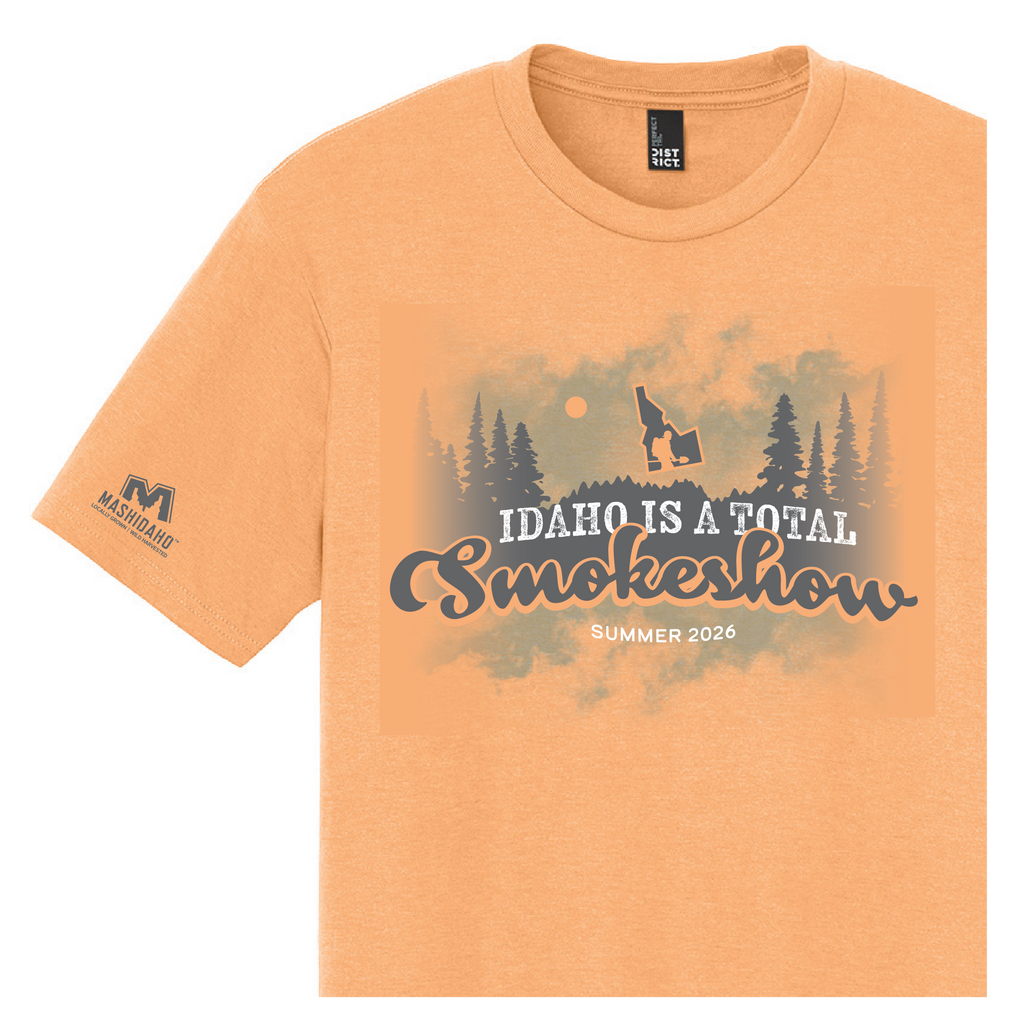 Idaho is a Total Smokeshow - Hot Apricot Tee