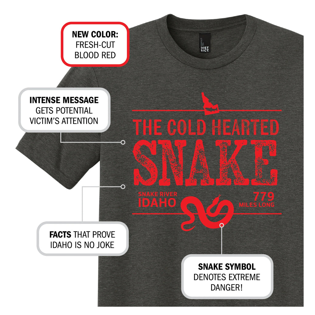 The Cold Hearted Snake t-shirt