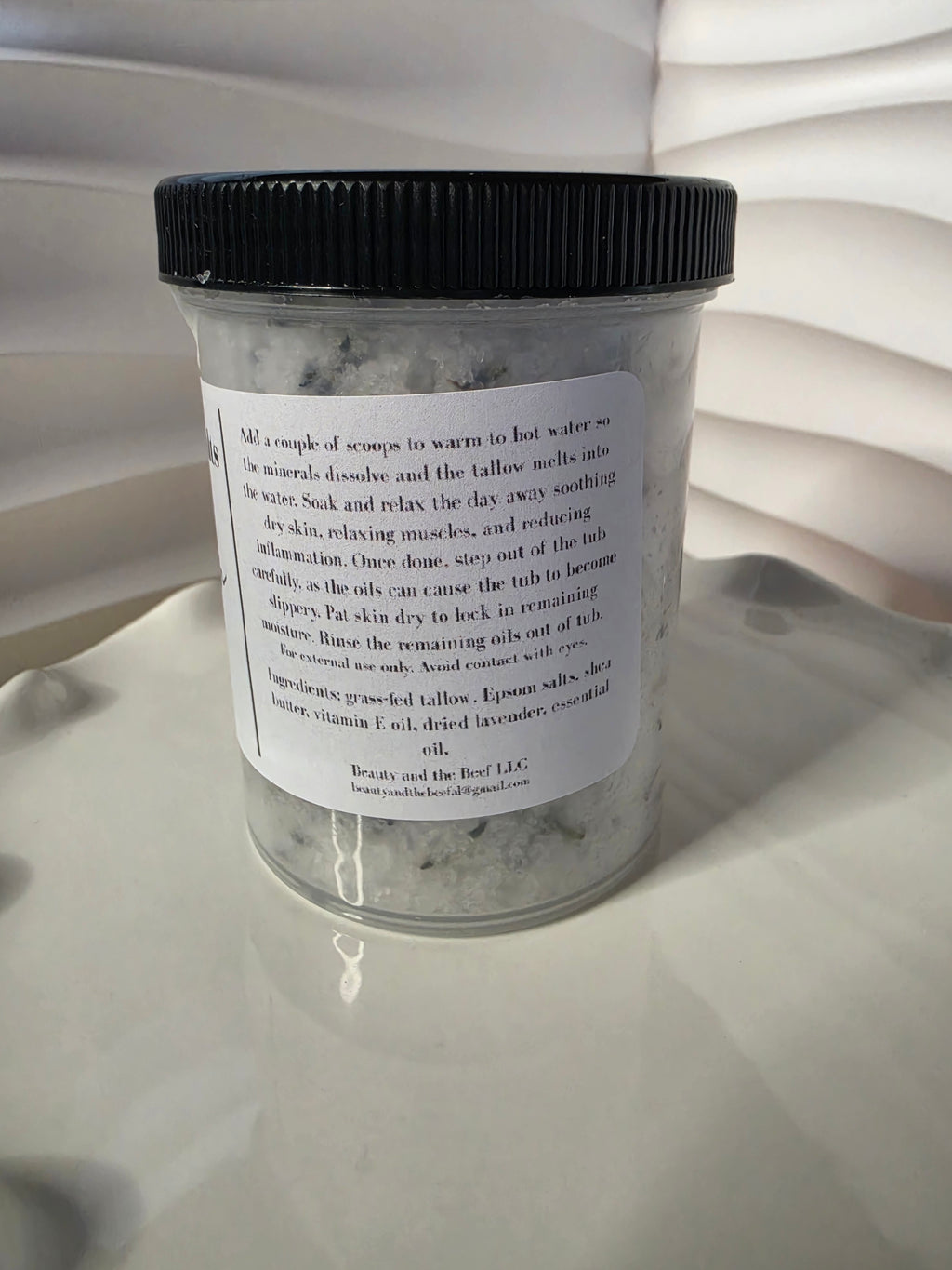 Tallow Soaking Salts - Lavender