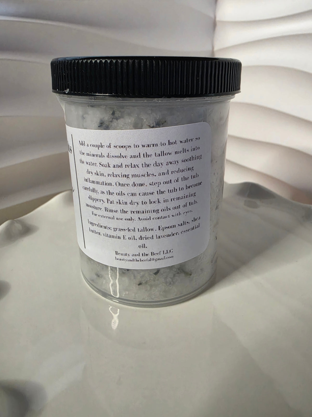 Tallow Soaking Salts - Lavender