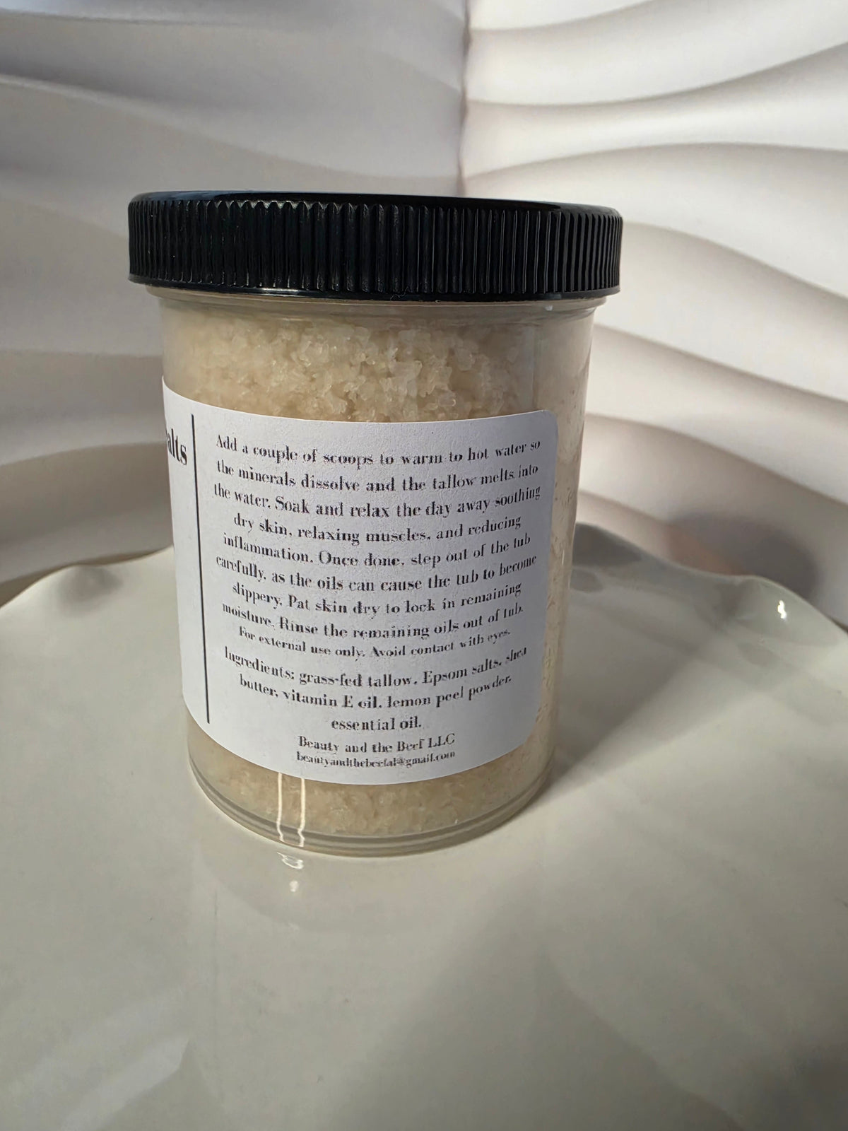 Tallow Soaking Salts - Orange