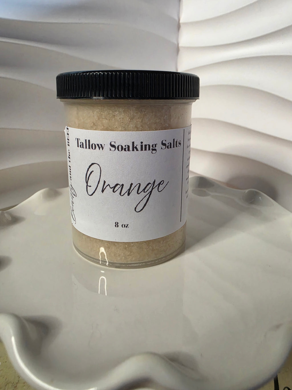 Tallow Soaking Salts - Orange