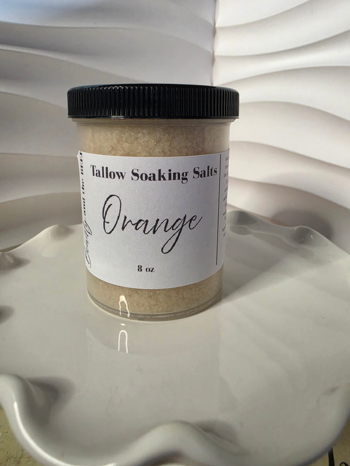 Tallow Soaking Salts - Orange
