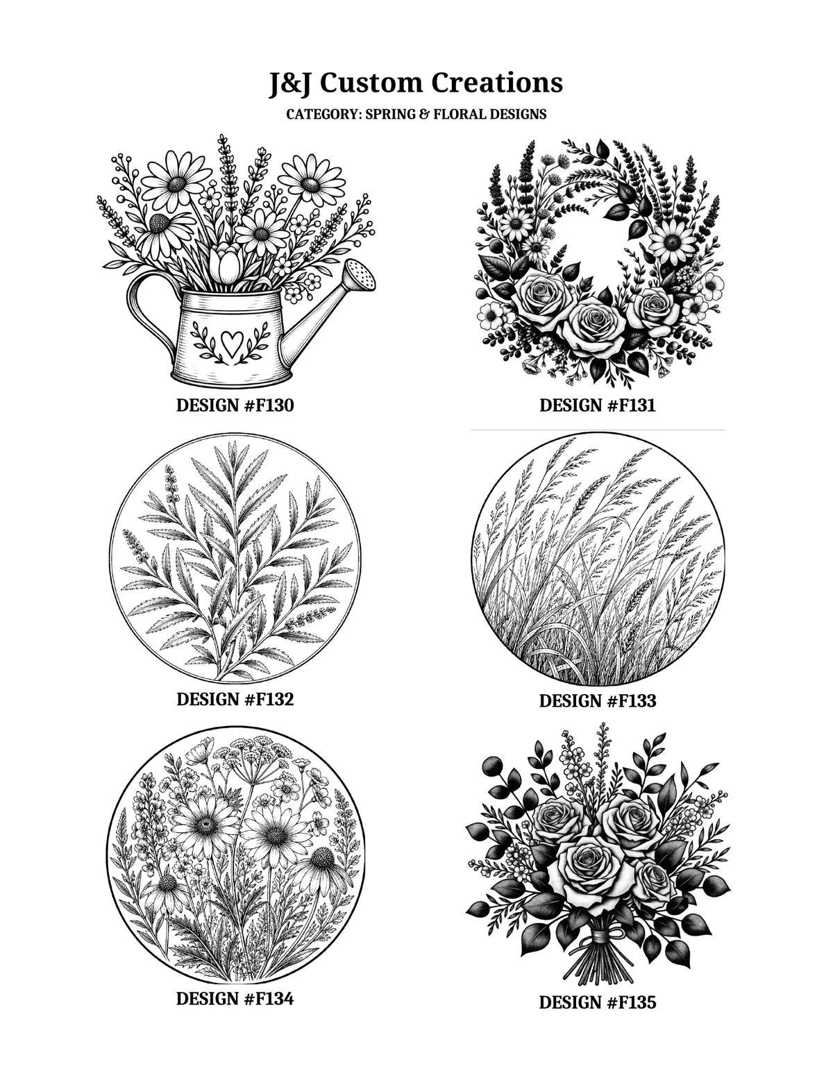 Spring &Flowers Laser Engraved Cutting Boards – Choose Your Design