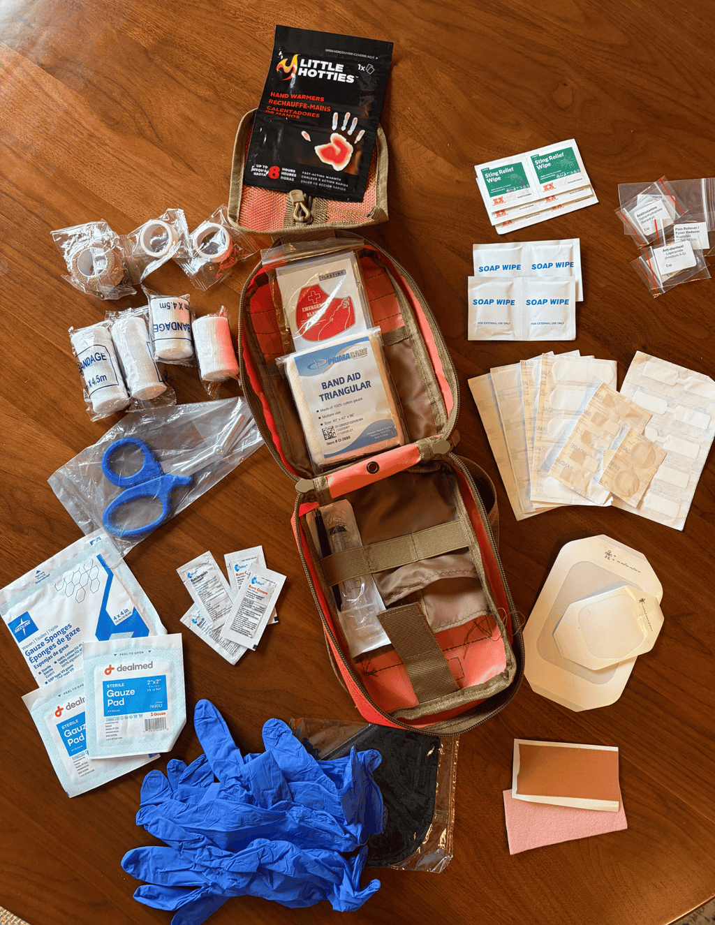 Standard Tactical First Aid Kit MOLLE Board Tear Away Bag