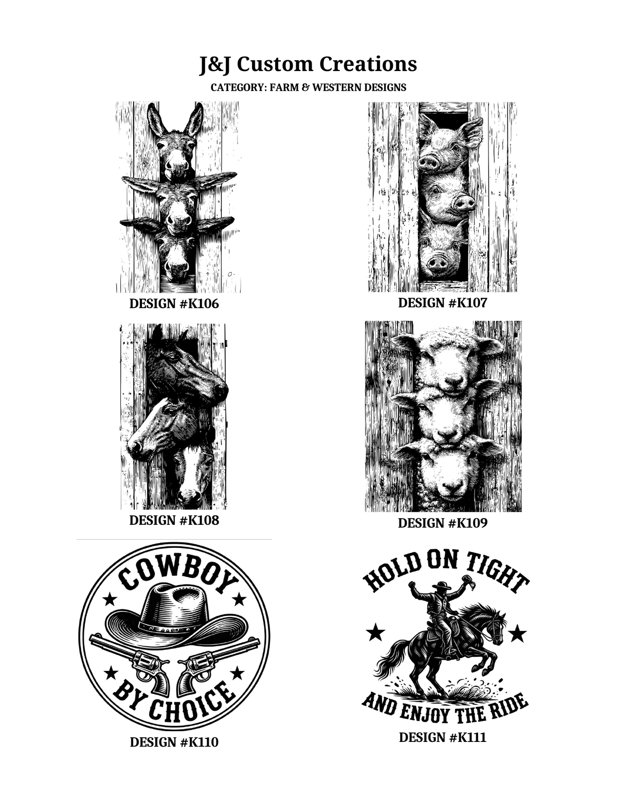 Western & Farm Cutting BoardsL aser Engraved Cutting Boards – Choose Your Design