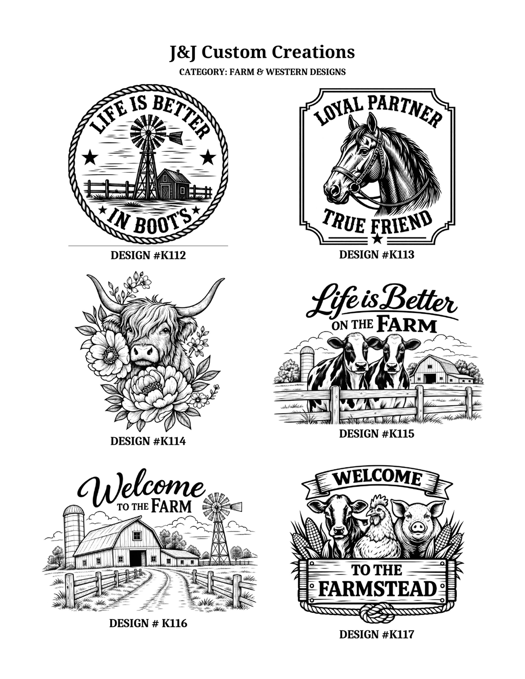 Western & Farm Cutting BoardsL aser Engraved Cutting Boards – Choose Your Design
